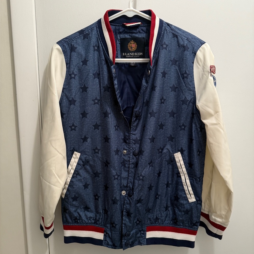 E-Land Kids Navy and Red Jacket